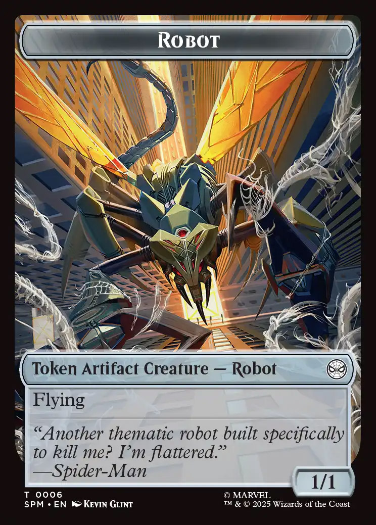 Marvel's Spider-Man Foil: Robot Token (0006)