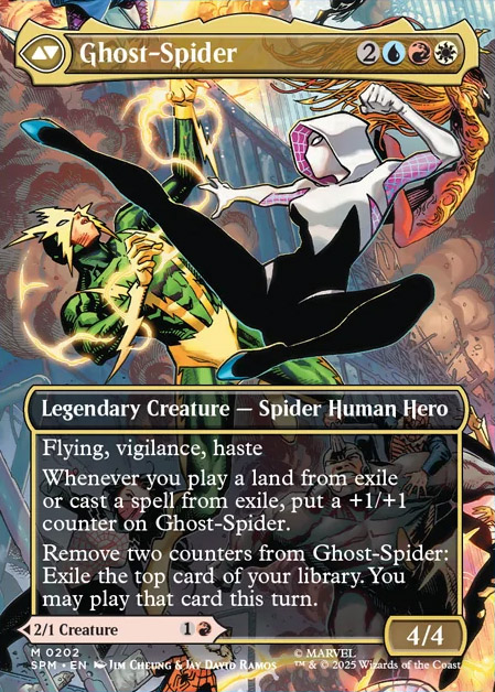 Marvel's Spider-Man Variants Foil: Gwen Stacy (0202 - Borderless)