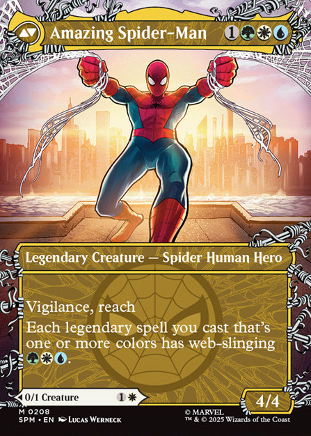Marvel's Spider-Man Variants Foil: Peter Parker (0208 - Borderless)