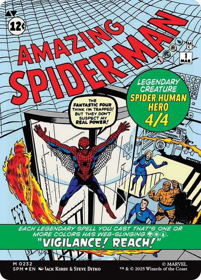 Marvel's Spider-Man Variants Foil: Peter Parker (0232 - Borderless)