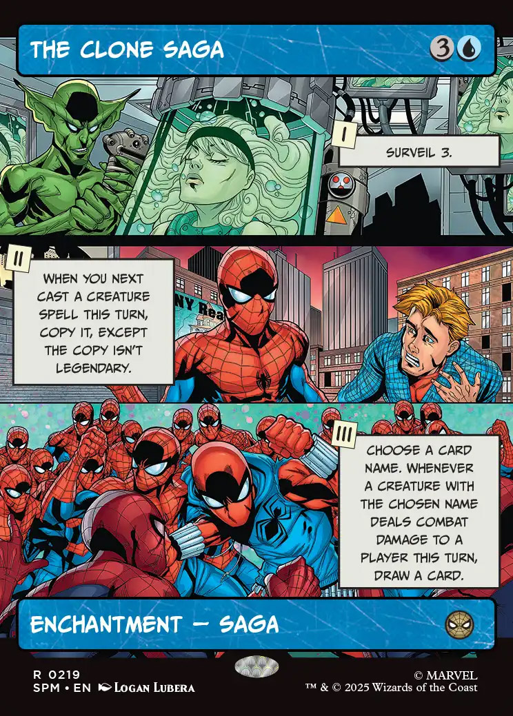 Marvel's Spider-Man Variants Foil: The Clone Saga (0219 - Borderless)