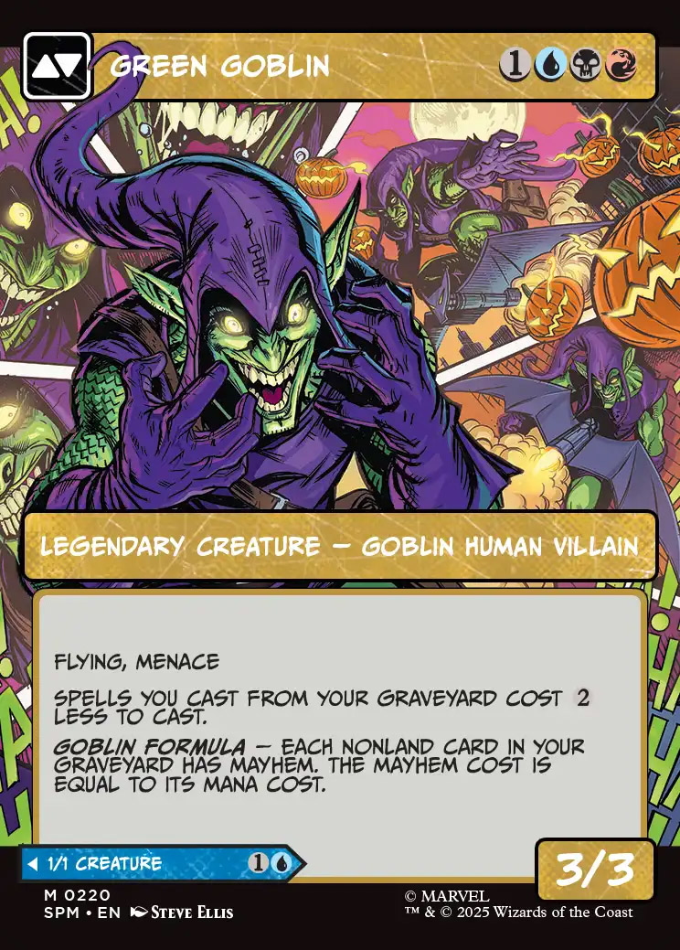 Marvel's Spider-Man Variants Foil: Norman Osborn (0220 - Borderless)