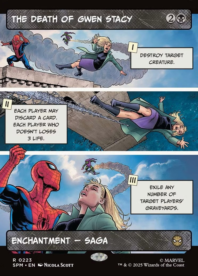 Marvel's Spider-Man Variants Foil: The Death of Gwen Stacy (0223