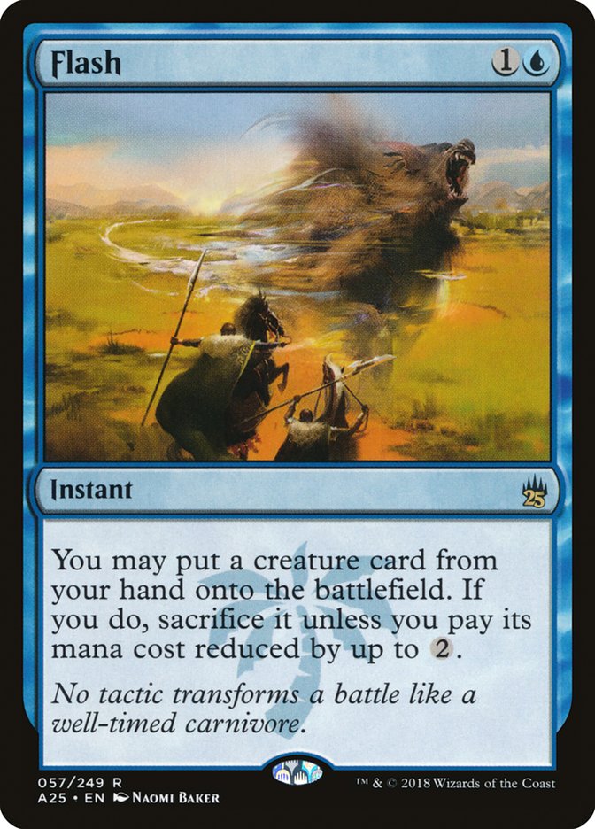 MtG Trading Card Game Masters 25 Rare Flash #57