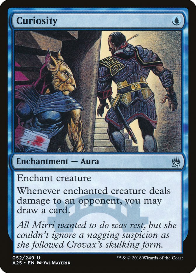 mtg cards like curiosity Trading Card Game Modern Horizons Uncommon Talisman of #232 exile it instead. Catlike Curiosity MTG - Innistrad: