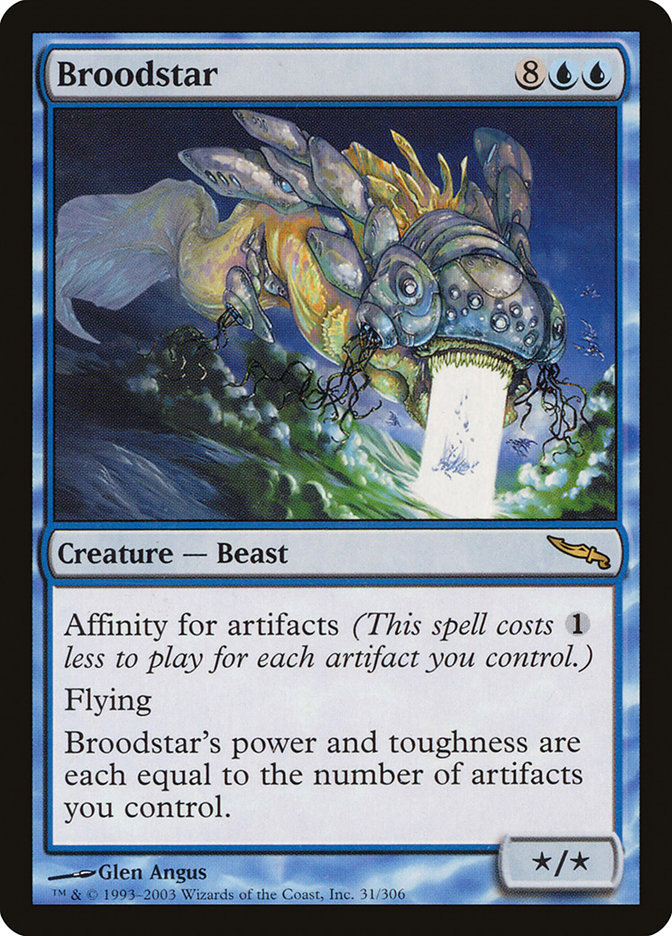 MtG Mirrodin Rare Broodstar #31