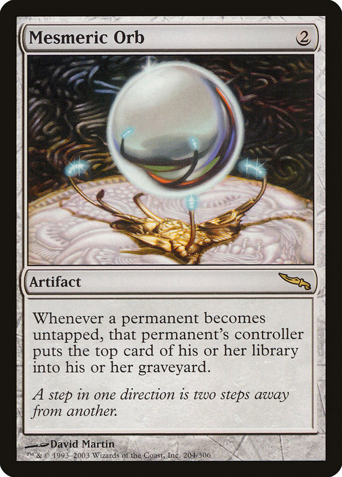 Mesmeric Orb | Mirrodin Foil | Modern | Card Kingdom