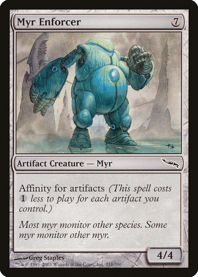 Myr Enforcer Mirrodin Regular | Compra Online En