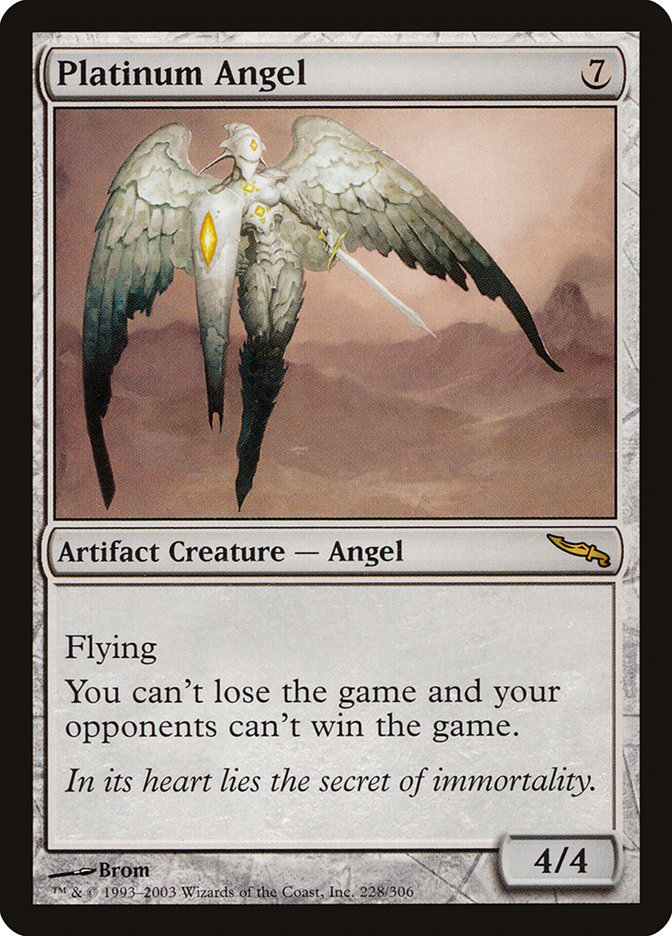Platinum Angel | Mirrodin Foil | Modern | Card Kingdom