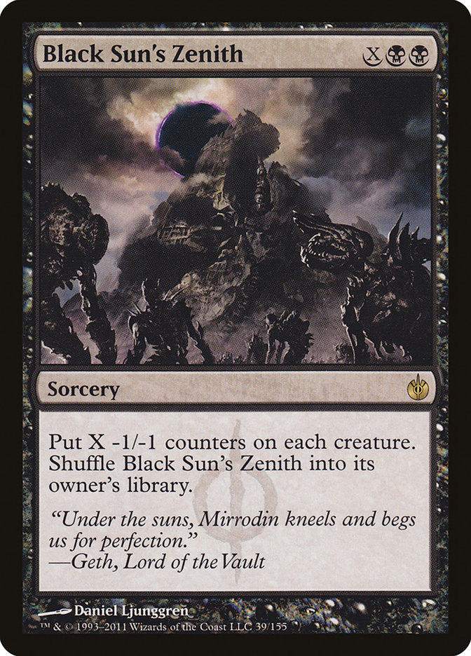 Black Sun's Zenith | Mirrodin Besieged | Modern | Card Kingdom