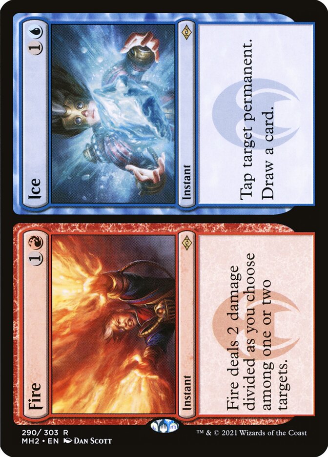 MTG　火+氷/Fire+Ice　Foil　英語版　ENG　APC MTG 火+氷/Fire+Ice Foil 英語版 ENG APC Fire // Ice Magic mtg Heavy