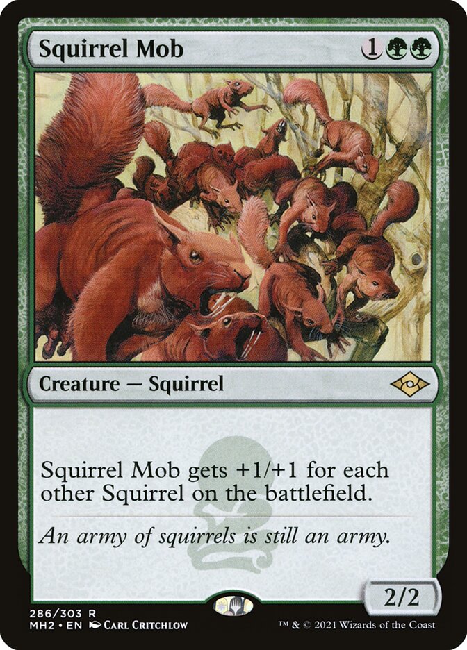 mtg squirrel cards MTG Commander Deck EDH Deck Chatterfang, Squirrel General 100 Magic –  Moonveil Games main image 1