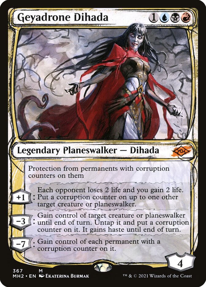 mtg dihada commander deck Geyadrone Dihada | Modern Horizons 2 Variants Foil | Modern