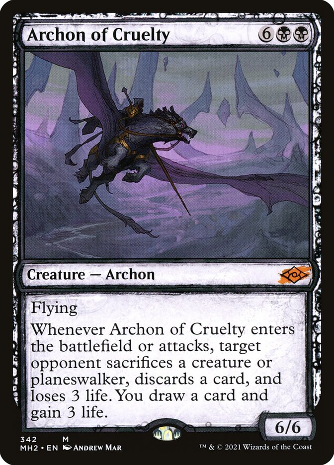 Archon of Cruelty | Modern Horizons 2 Variants | Modern | Card Kingdom