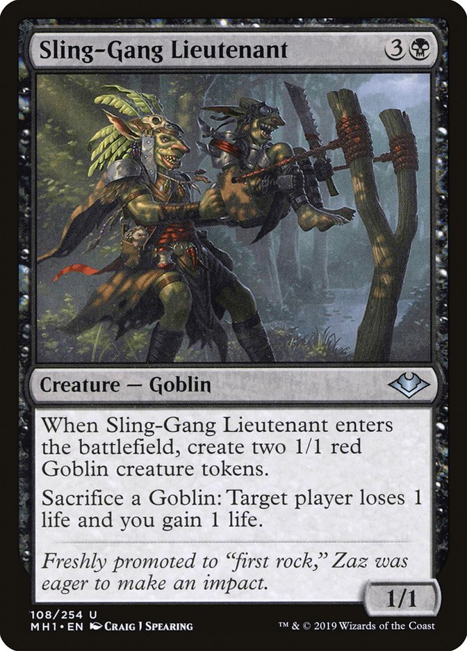 Sling-Gang Lieutenant | Modern Horizons | Modern | Card Kingdom