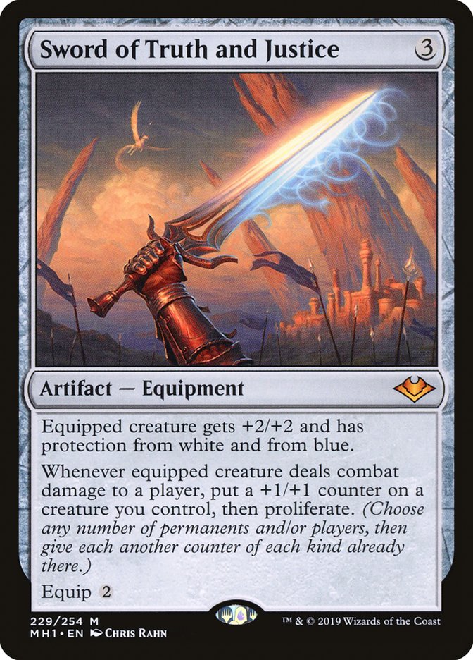 【プレイマット】Sword of Truth and Justice MTG modern-horizons-224965?blend=