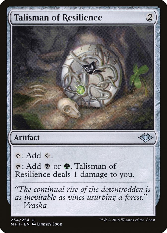 talisman cards mtg Magic: the Gathering - Pristine Marvel Super Heroes Commander Talisman of Progress Artifact Talisman of Progress (1052) -