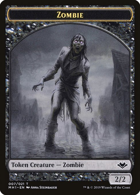 mtg cards that create zombie tokens Zombie Token Pack for Magic the Gathering MTG: 4 pack 2/2 Zombie Token –  The Adventurer's Press main image 1