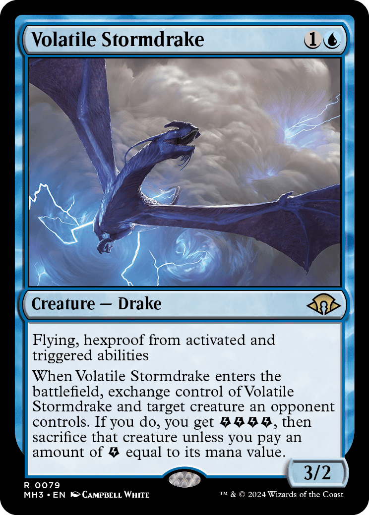 Volatile Stormdrake | Modern Horizons 3 Foil | Modern | Card Kingdom