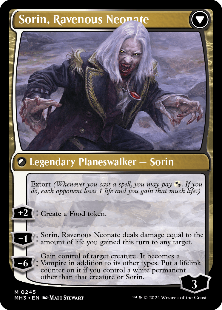 Sorin of House Markov | Modern Horizons 3 Foil | Modern | Card Kingdom