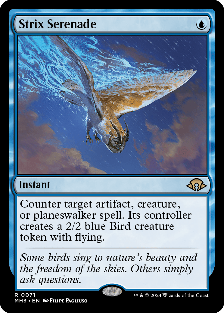 Strix Serenade | Modern Horizons 3 Foil | Modern | Card Kingdom