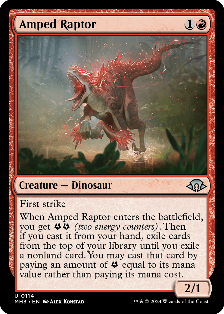mtg raptor commander deck Amped | Modern Horizons 3 | Modern play The Lost Caverns of Ixalan Commander Deck The Lost Caverns Of Ixalan