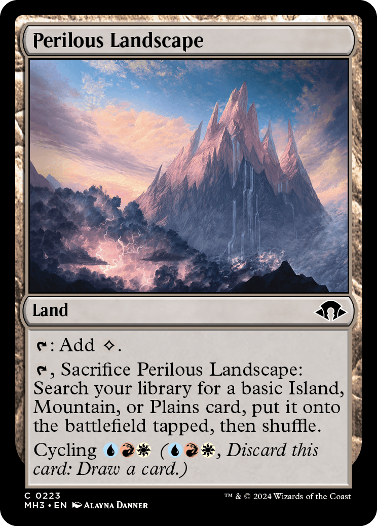 landscape cards mtg Myriad Landscape [A25-243] [The List] [Foil] – Face to Face Games