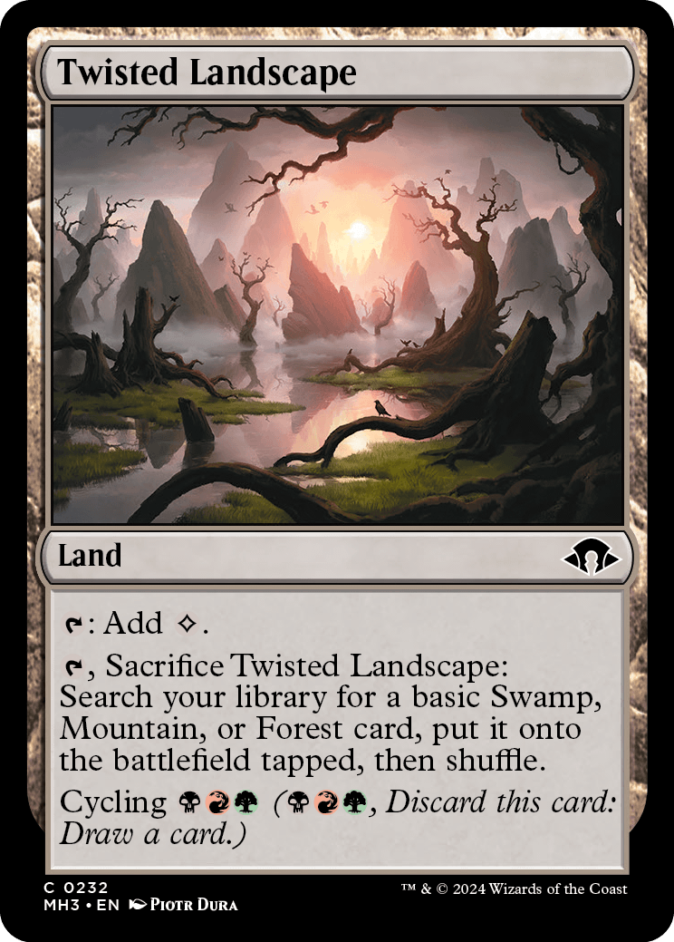 Twisted Landscape | Modern Horizons 3 Foil | Modern | Card Kingdom