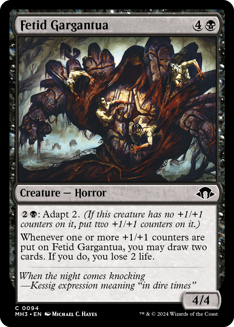 Fetid Gargantua | Modern Horizons 3 Foil | Modern | Card Kingdom