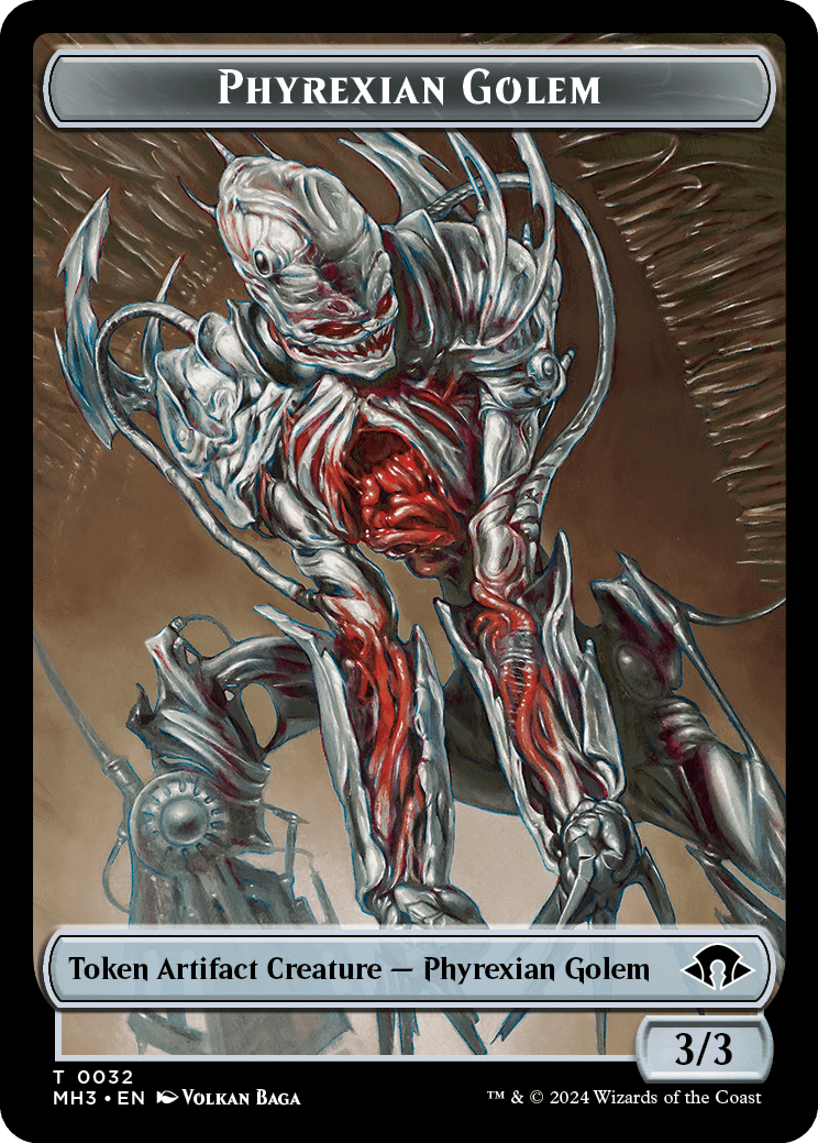 cards that create golem tokens mtg Food Golem token Magic mtg | Custom Retro Style main image 1