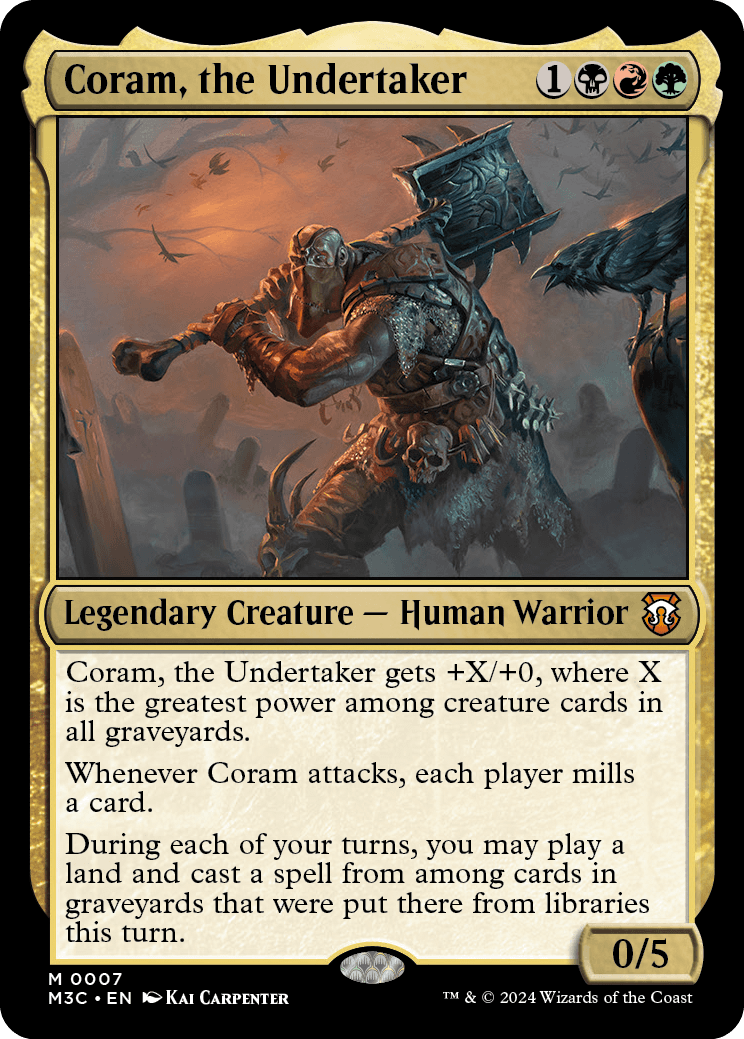 Coram, the Undertaker | Modern Horizons 3 Commander Decks Foil | Commander  | Card Kingdom