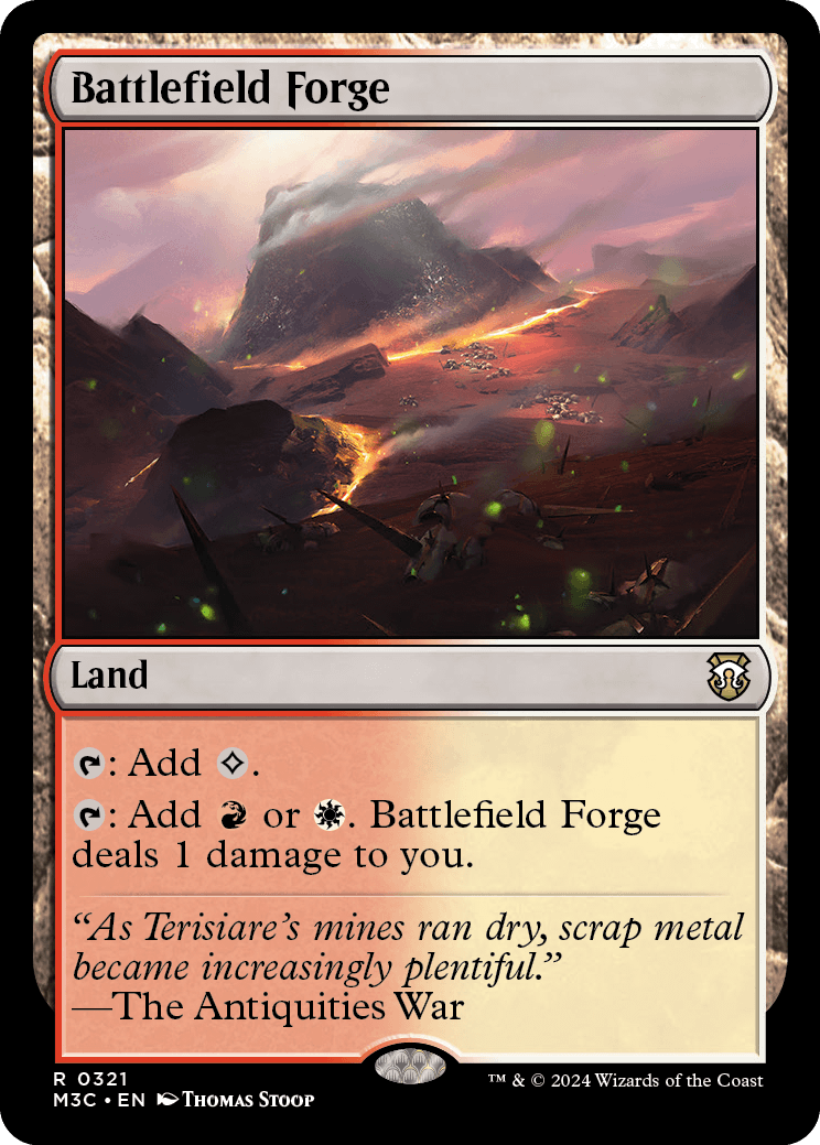 Battlefield Forge [Modern Horizons 3 Commander] Heavily Played
