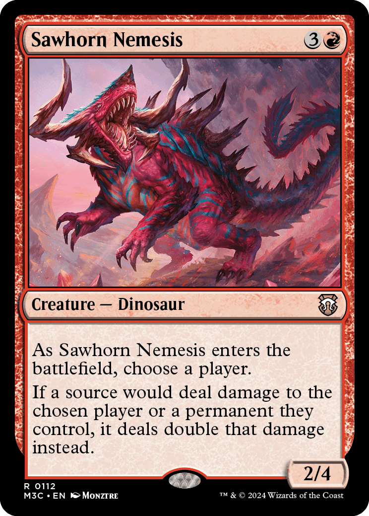 Sawhorn Nemesis | Modern Horizons 3 Commander Decks | Commander | Card  Kingdom