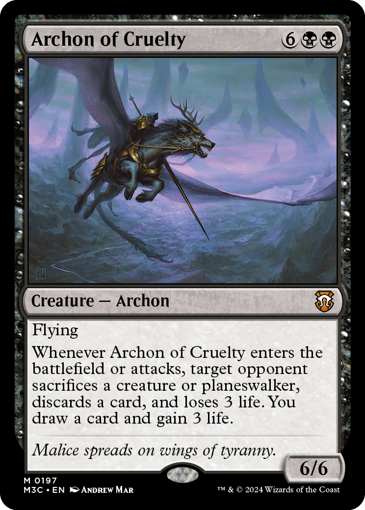 MTG Archon of Cruelty (残虐の執政官) Foil 4枚組 5b78ff1c-3175-4287-89ad-