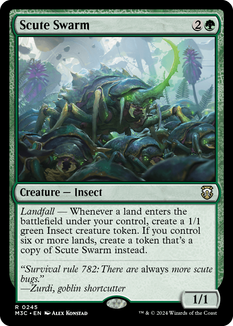 Scute Swarm | Modern Horizons 3 Commander Decks Foil | Commander | Card  Kingdom