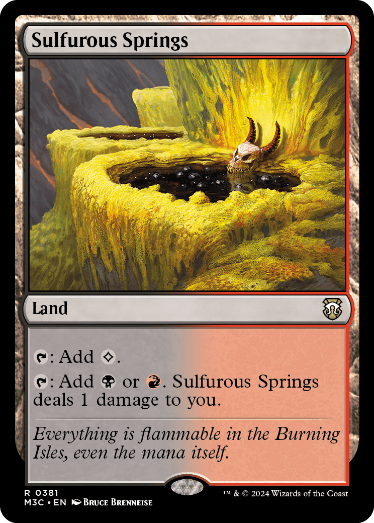 MTG【Foil】硫黄泉/Sulfurous Springs [7ED] 土地R MTG【Foil】硫黄泉/Sulfurous Springs [7ED] 土地R 【公式通販】