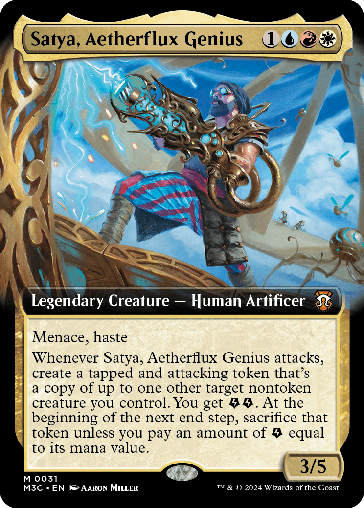 Satya, Aetherflux Genius | Modern Horizons 3 Commander Decks Variants Foil  | Commander | Card Kingdom