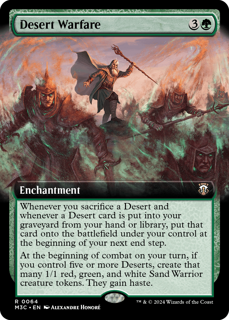 Desert Warfare | Modern Horizons 3 Commander Decks Variants 