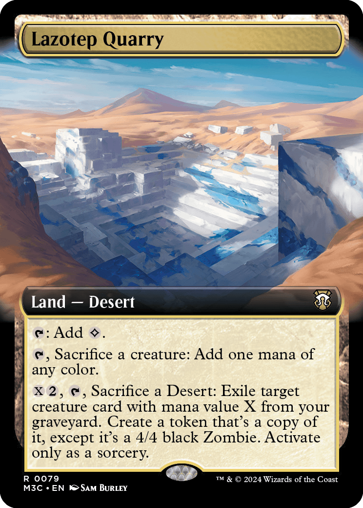 Lazotep Quarry | Modern Horizons 3 Commander Decks Variants Foil