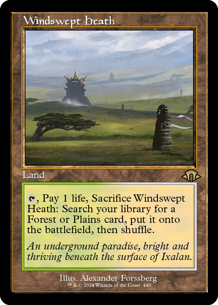 【MTG】Wooded Foothills 英語版 ONS 旧枠 Wooded Foothills (Retro Frame) - Modern Horizons 3 - Magic: The