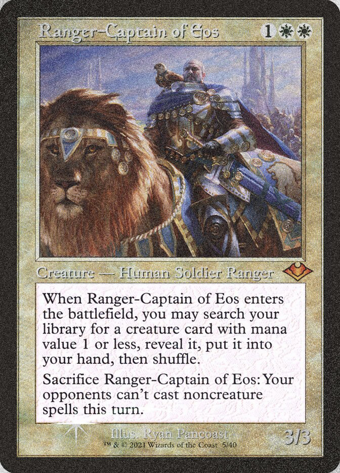 イーオスのレインジャー長 Ranger-Captain of Eos foil Ranger-Captain of Eos (Retro Frame) (Foil Etched) - Modern