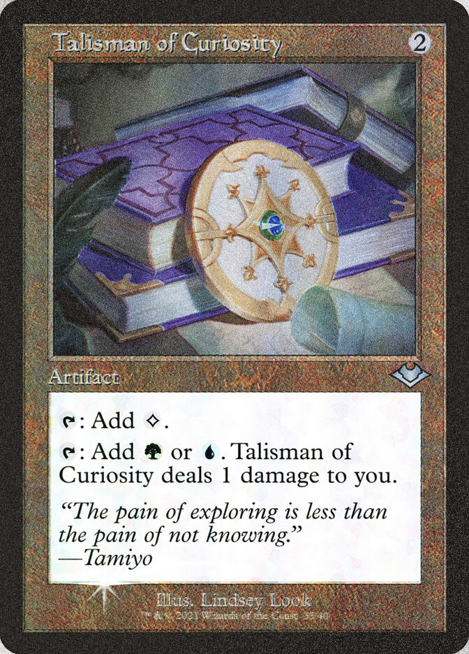 Talisman of Curiosity | Modern Horizons - Retro Frames | Modern | Card  Kingdom
