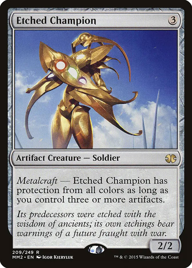 mtg metalcraft cards Puresteel Paladin - Single Card Metalcraft — Galvanic Blast deals 4 damage instead if you control three or more artifacts. Magic The Gathering JAPANESE Metalcraft