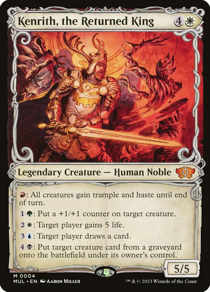 multiverse legends booster box Kenrith, the Returned King (Halo Foil) [Multiverse Legends] A college football star of the 25th Century who earned the nickname Booster on the field march of the machine multiverse
