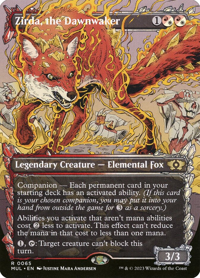 Zirda, the Dawnwaker (#65) (borderless)