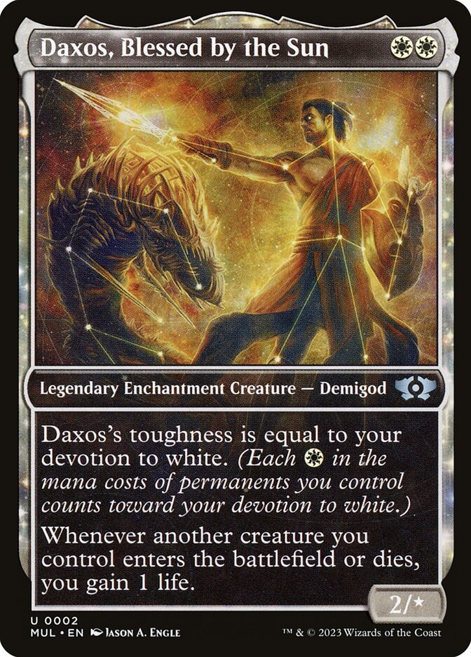 mtg daxos commander deck Daxos, Blessed by the Sun | Multiverse Legends