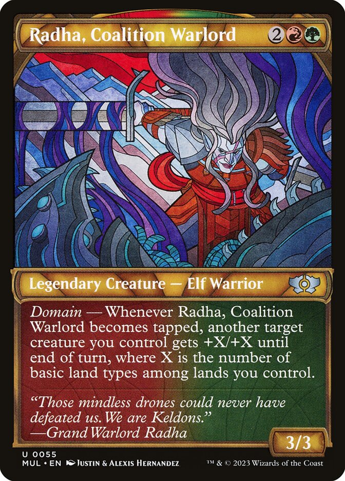 Radha, Coalition Warlord | Multiverse Legends Foil | Card Kingdom
