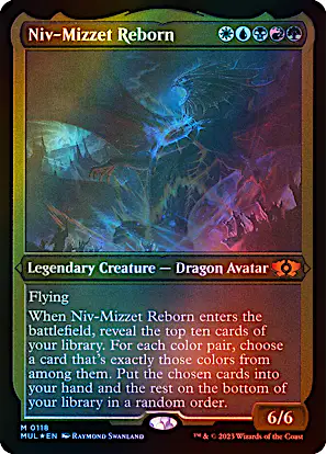 niv mizzet card sleeves MTG Commander Deck EDH Deck Niv-Mizzet, Parun 100 Magic Cards Custom Deck Spells Izzet Best Combo For Excellent Shuffling Acid Magic: The Gathering Player's Card