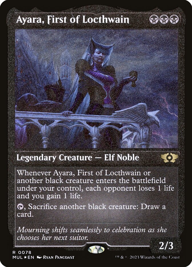 Ayara, First of Locthwain | Multiverse Legends Foil | Card Kingdom