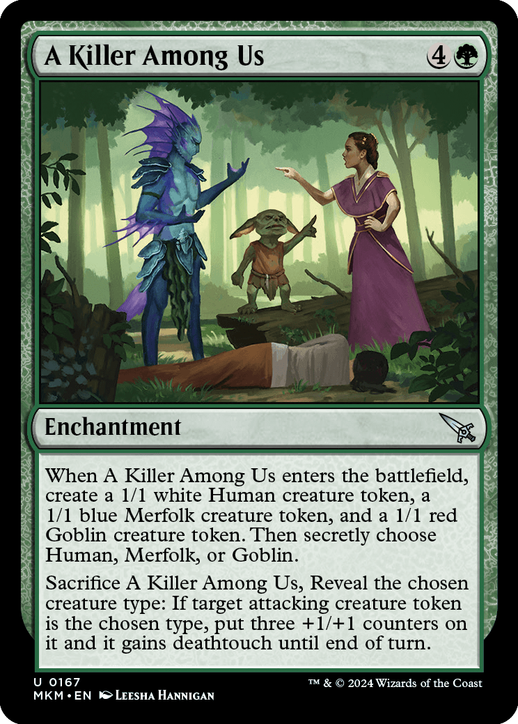 A Killer Among Us | Murders at Karlov Manor Foil | Standard | Card Kingdom